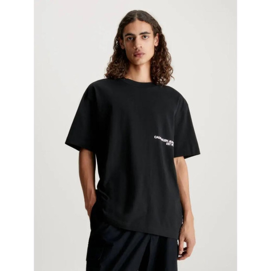 Calvin Klein Ανδρική κοντομάνικη μπλούζα Relaxed Spray Print T-Shirt